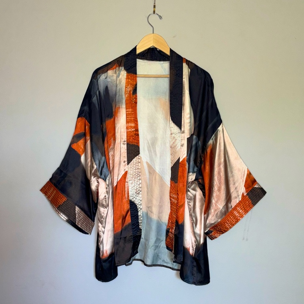 Soft Surroundings Abstract Kimono